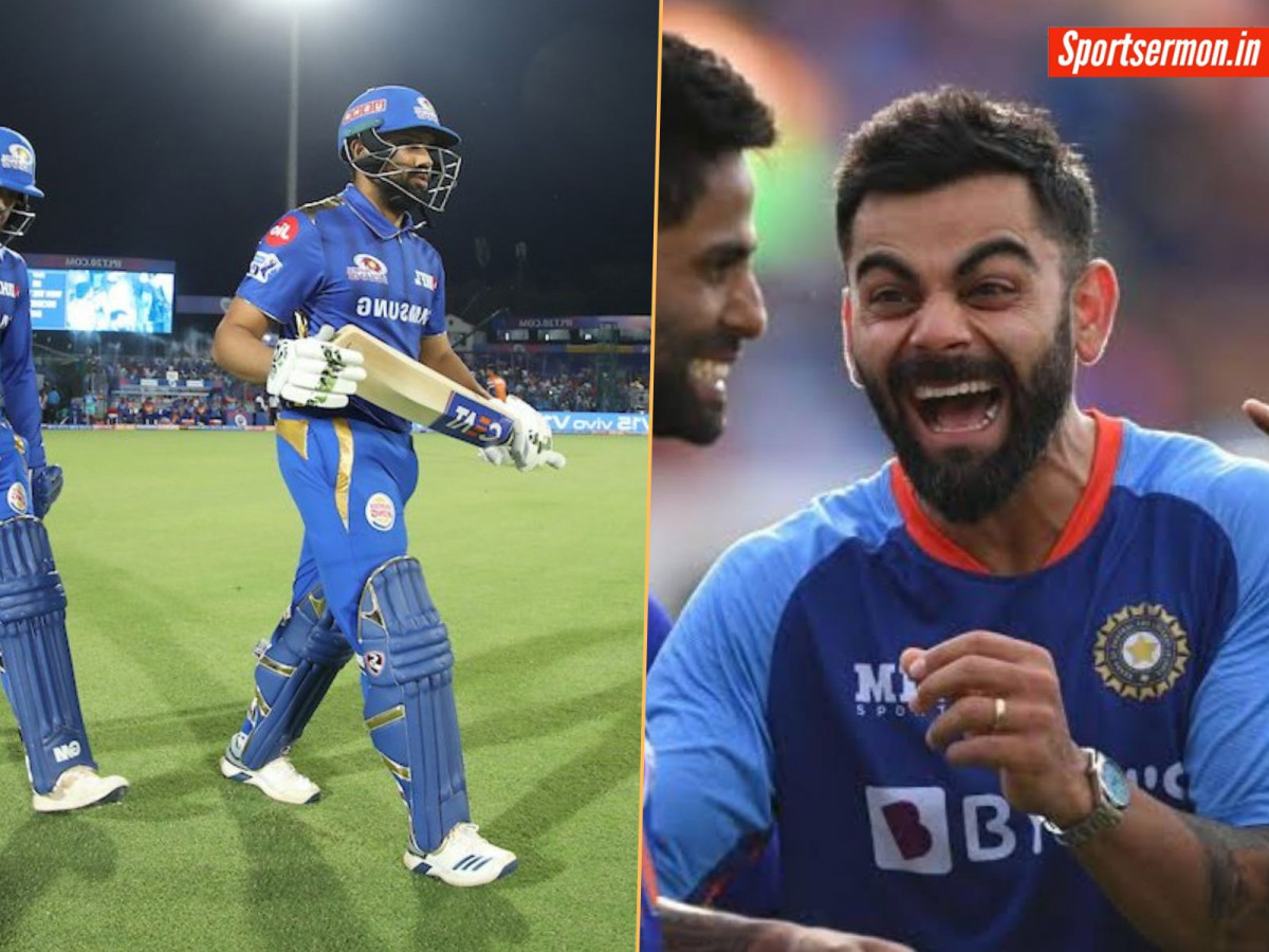 IPL: जब बैटिंग करते वक्त रोहित शर्मा को उंगली करके चले गए कोहली, Video वायरल  