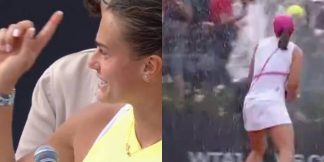 WTA Rome Final: जीत पर शैंपेन की बारिश, हार पर टीम को धन्यवाद  