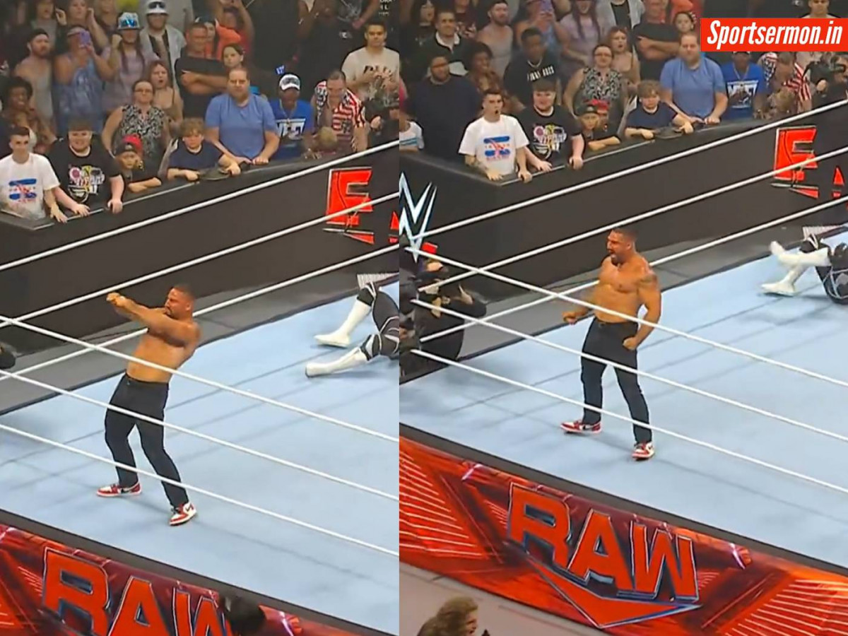WWE releases off-camera footage of Bron Breakker's interference at Raw   WWE releases off-camera footage of Bron Breakker's interference at Raw