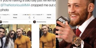 McGregor recalls cropping a fan out of Photo in order to upload his own  