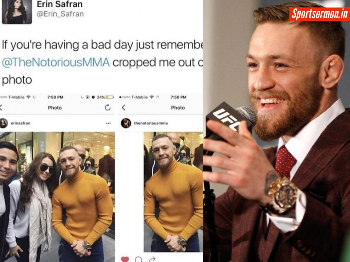 McGregor recalls cropping a fan out of Photo in order to upload his own  