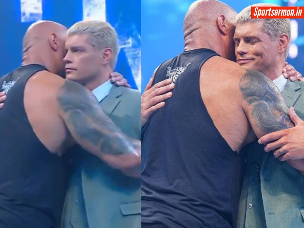 Cody Rhodes' reaction to The Rock taking his WrestleMania match was unscripted  