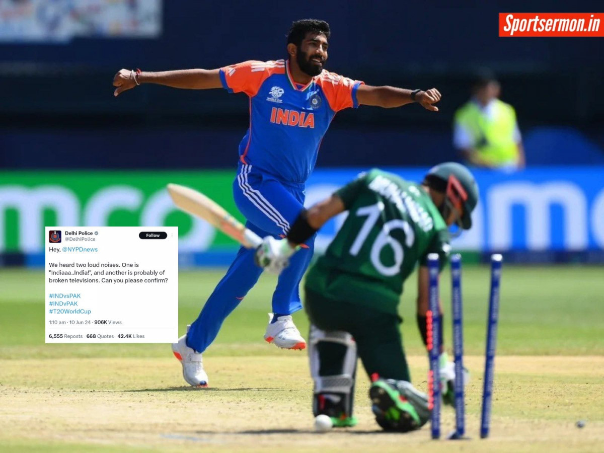 WC 2024: Pakistan हारा, तो Delhi Police ने भी लिए मजे, X पर लिख दी यह बड़ी बात  
