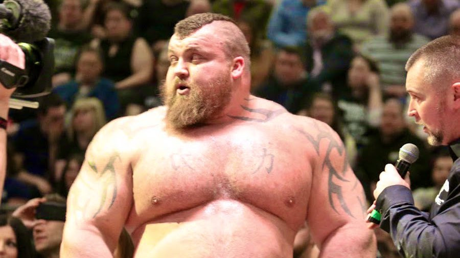 Former Strongman Hall Wins Bizarre MMA Debut in Brutal Fashion  