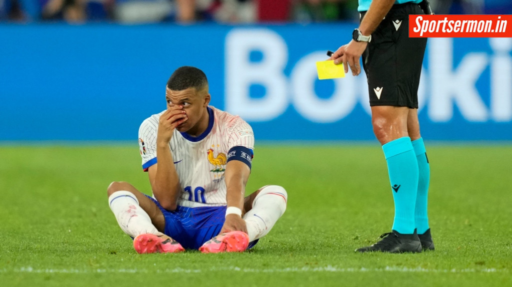Kylian Mbappe responds after breaking his nose fears of early Euro 2024 exit  