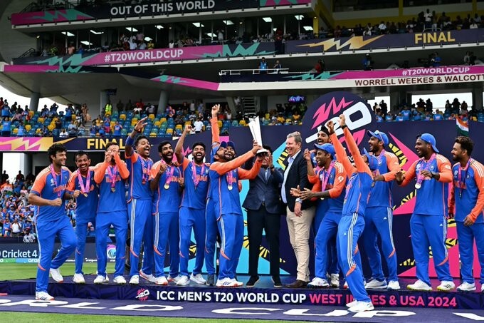 जीत के बाद टीम इंडिया ने इस अंदाज में मनाय जश्न, देखें खास तस्वीरें  