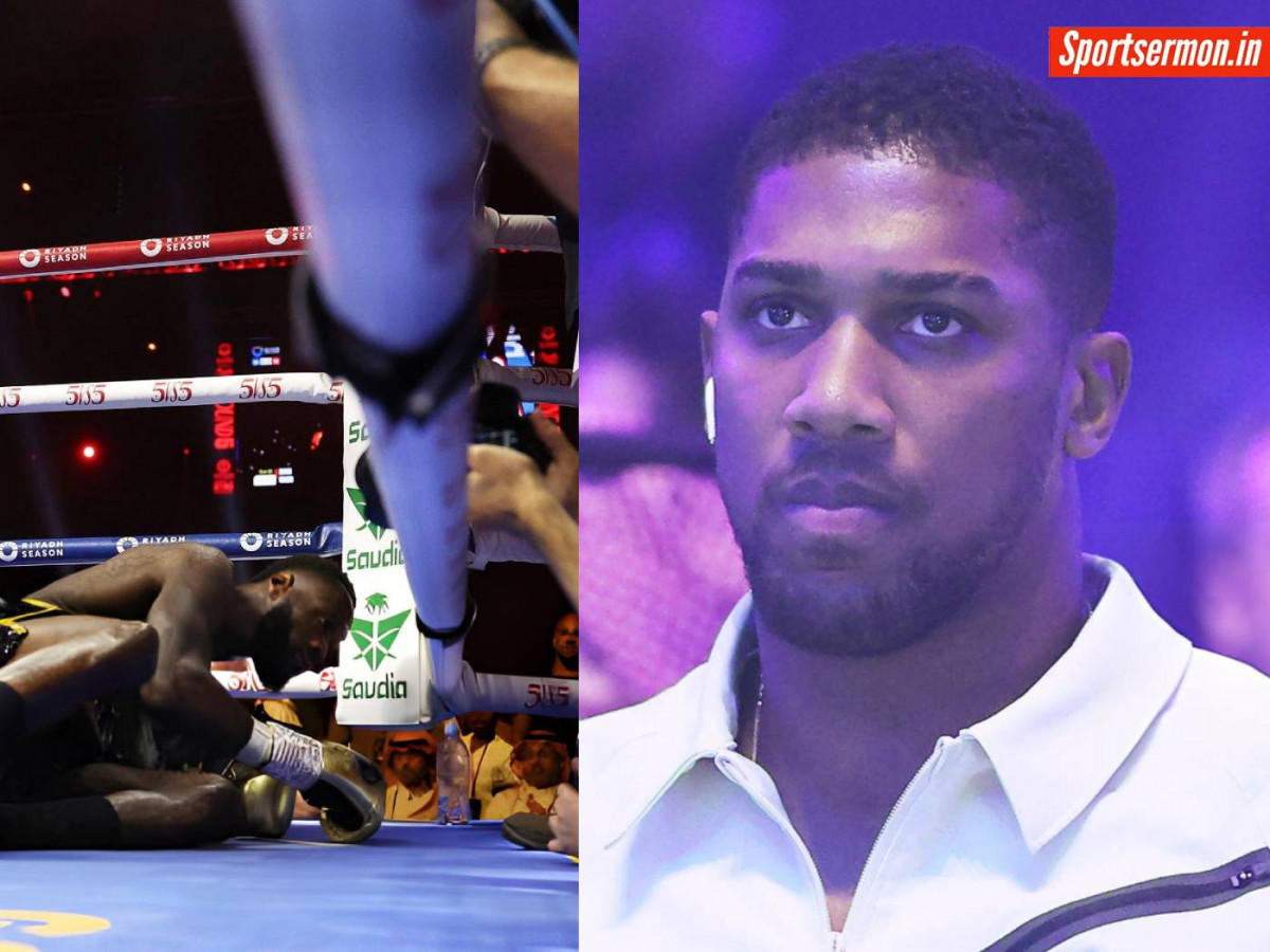 Anthony Joshua has no sympathy for Wilder after his TKO loss  