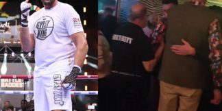 Tyson Fury escorted out of a bar after getting too drunk  
