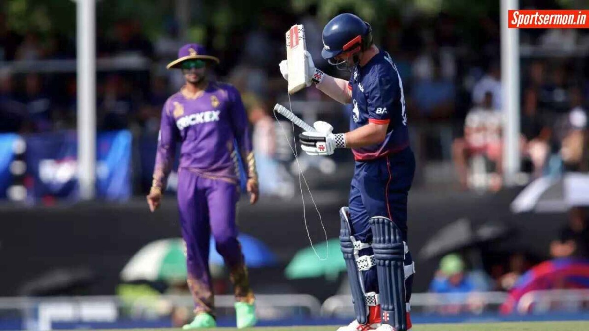 MLC 2024: रसेल के रफ्तार का कहर, दो हिस्सों में टूटा Travis का बल्ला, Video  