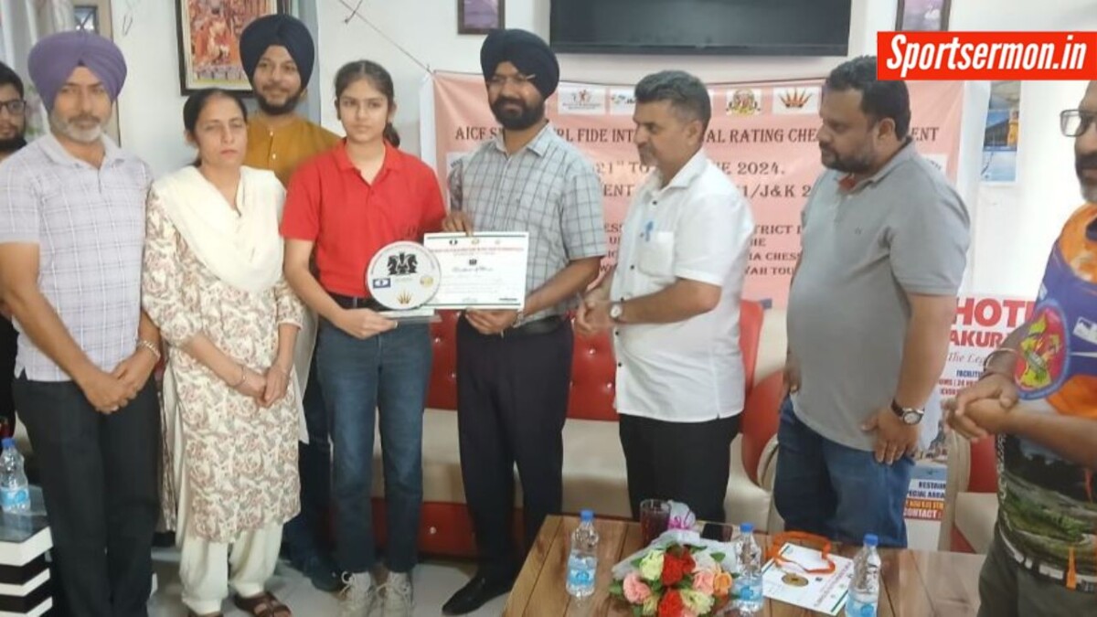 AICF Smart Girls Tournament में सवरीन कौर का जलवा, जम्मू में बिखेरी जीत की खुशी  