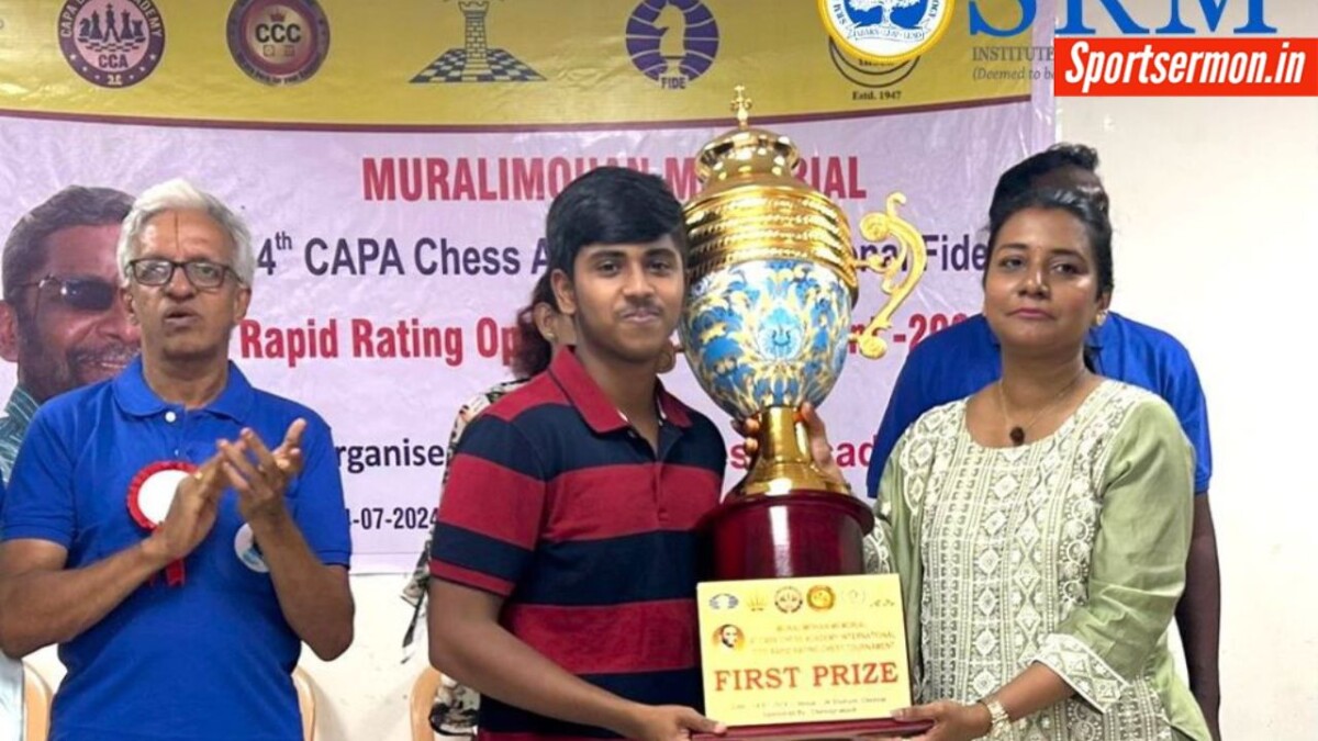 Capa Chess Academy Rapid में चला अजय का सिक्का, जीता खिताब   Capa Chess Academy Rapid में चला अजय का सिक्का, जीता खिताब