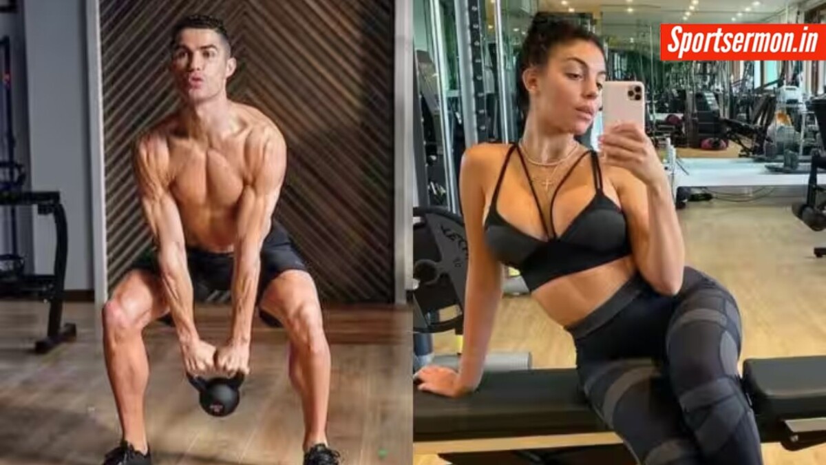 Cristiano Ronaldo घर पर गर्लफ्रेंड साथ करते हैं वर्क आउट, शेयर किया वीडियो  
