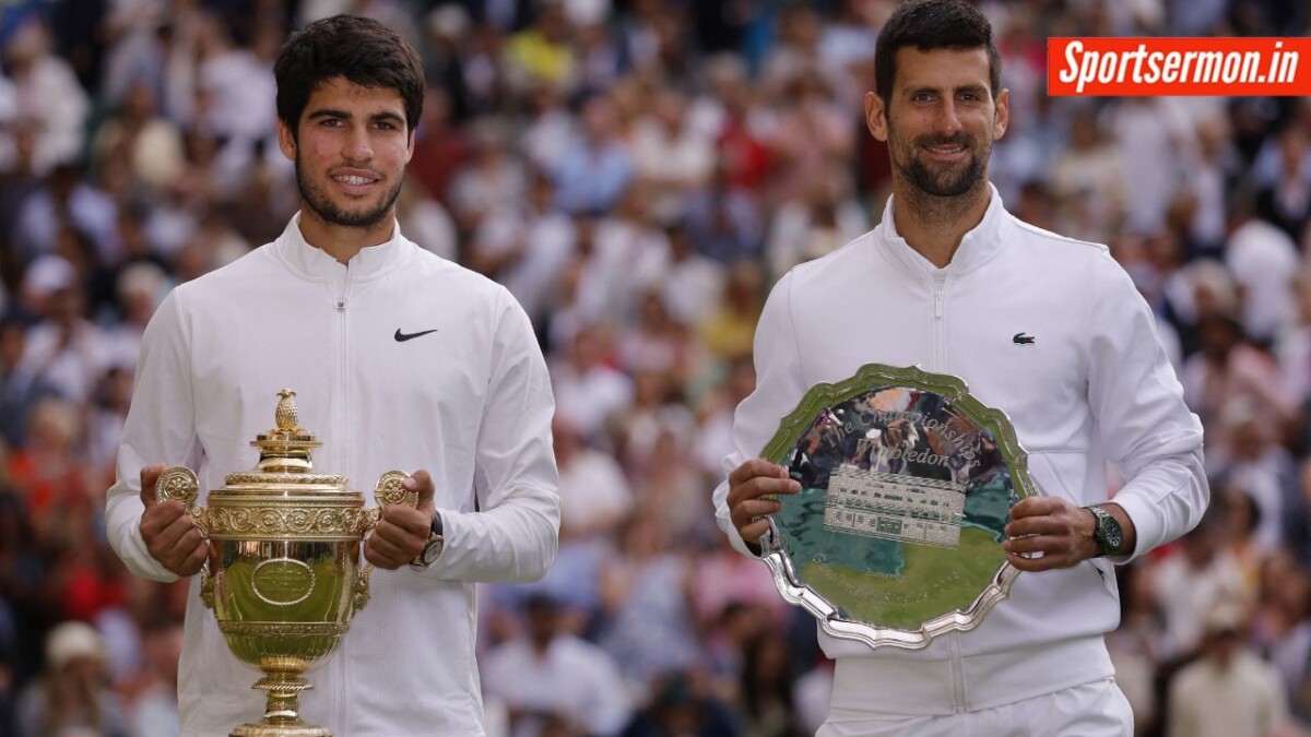 Wimbledon Men's Final: अल्काराज़-जोकोविच समय, तारीख और भारत में कहां देखें   Wimbledon Men's Final: अल्काराज़-जोकोविच समय, तारीख और भारत में कहां देखें