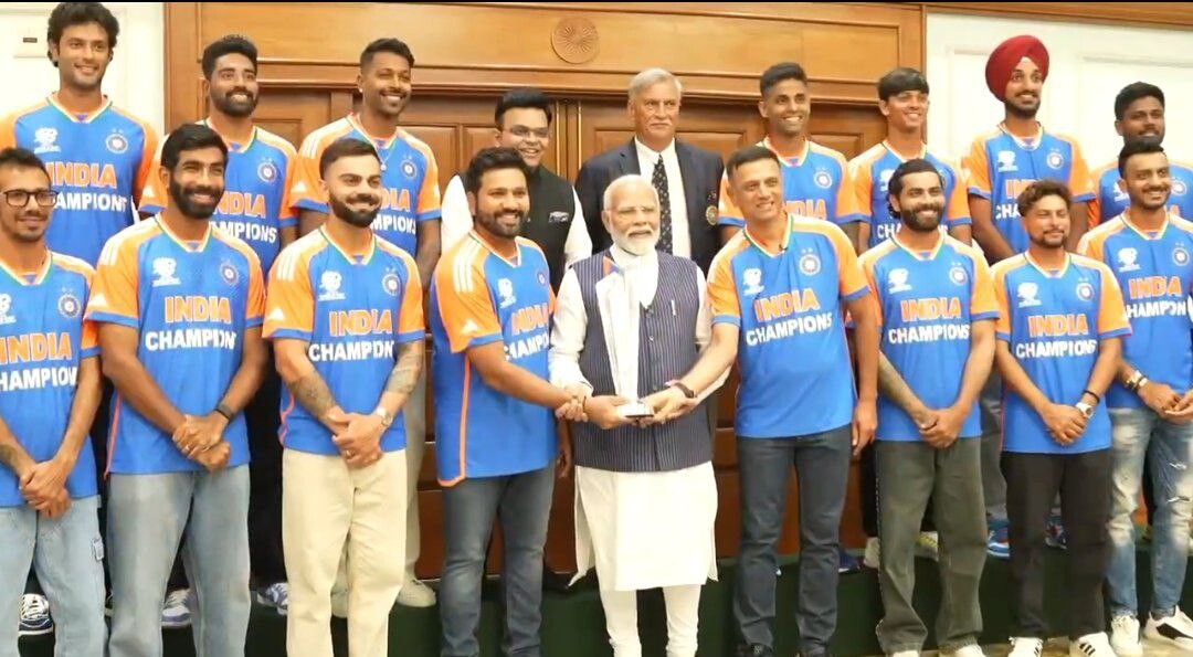 Prime Minister Narendra Modi Meets Victorious Indian Cricket Team   Prime Minister Narendra Modi Meets Victorious Indian Cricket Team