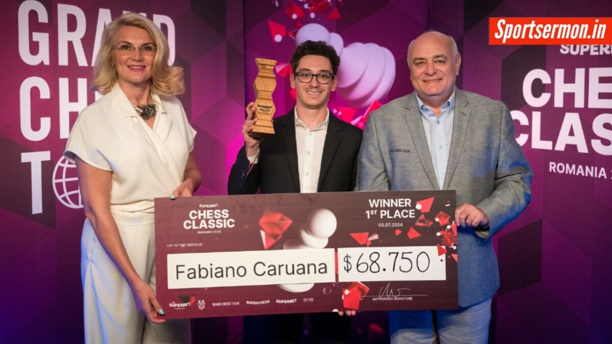 Superbet Chess Classic के सिंकदर बने फैबियानो कारुआना, जीती ट्रॉफी   Superbet Chess Classic के सिंकदर बने फैबियानो कारुआना, जीती ट्रॉफी