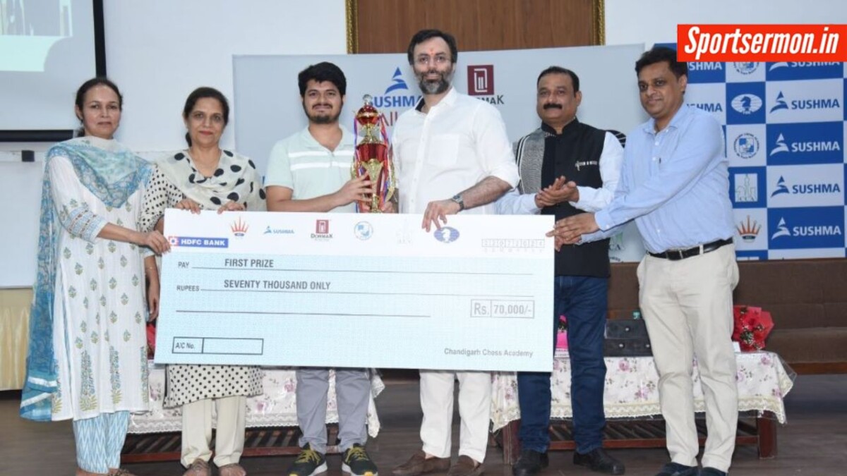 Sushma and Dormak Rating Open में अक्षय आनंद ने बिखेरा जलवा, अपने नाम की ट्रॉफी  