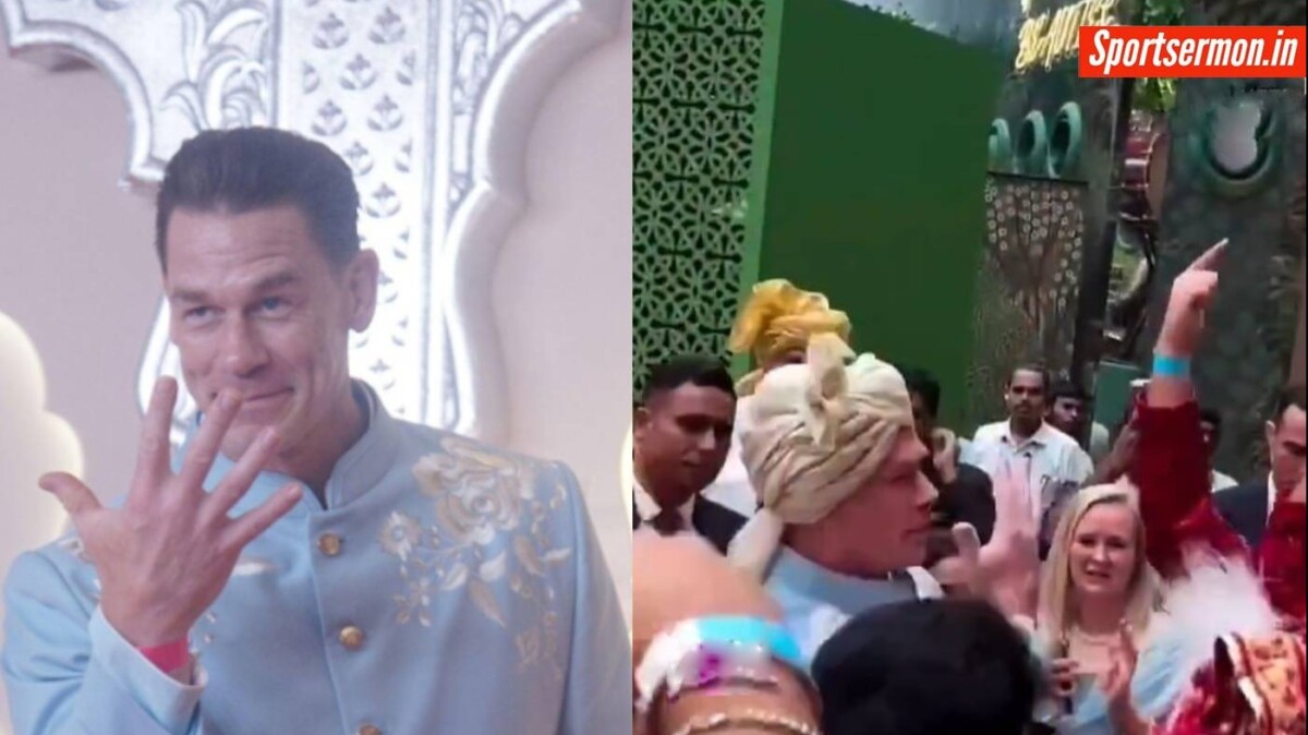 John Cena stuns fans with his groovy moves at Anant Ambani's wedding  