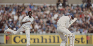 Who was known as Whispering Death in Cricket?  