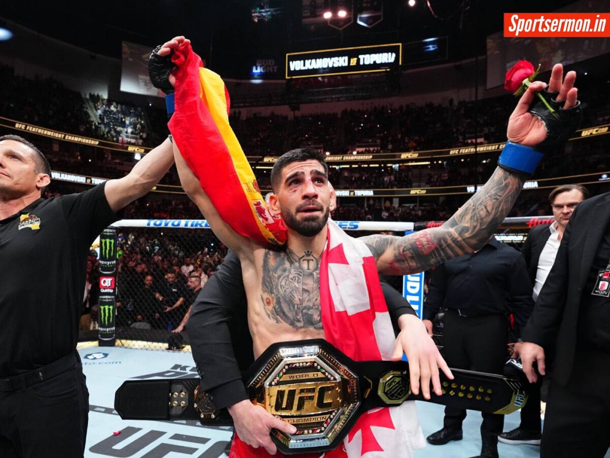 Ilia Topuria asks Max Holloway to choose a date for the title defense  