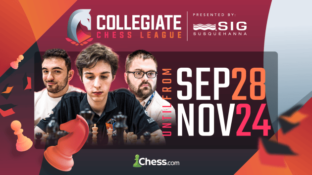 Registrations Are Open For The Collegiate Chess League Fall 2024 Season  