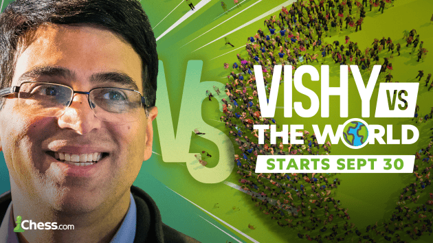 Play Against GM Viswanathan Anand In Vishy vs. The World Match  