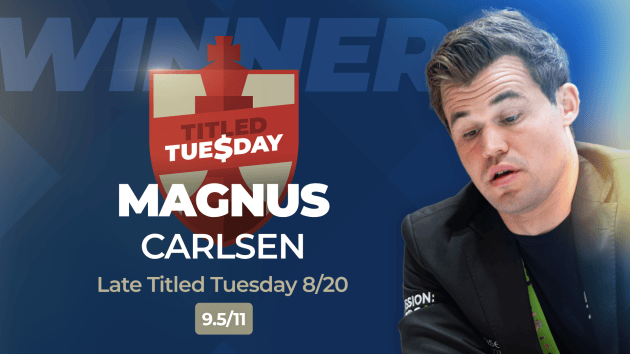 Magnus Magnificent Again In Titled Tuesday  