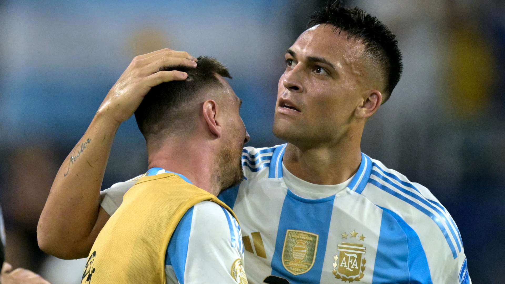 Why tearful Messi took Copa goal celebrations from Lautaro   Why tearful Messi took Copa goal celebrations from Lautaro