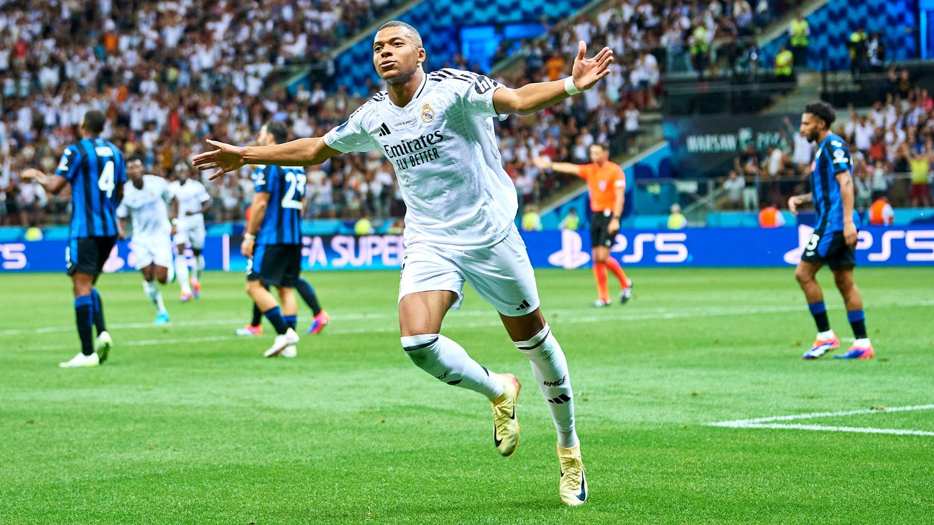 Mbappe lives the dream as Real Madrid claim UEFA Super Cup  