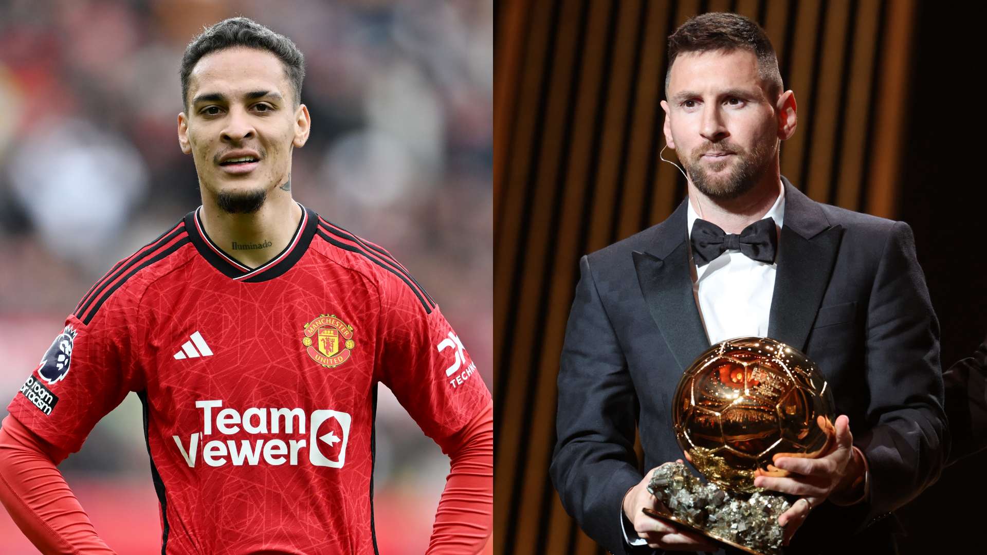 NFL team put Antony's face on Messi's body in bizarre TikTok   NFL team put Antony's face on Messi's body in bizarre TikTok