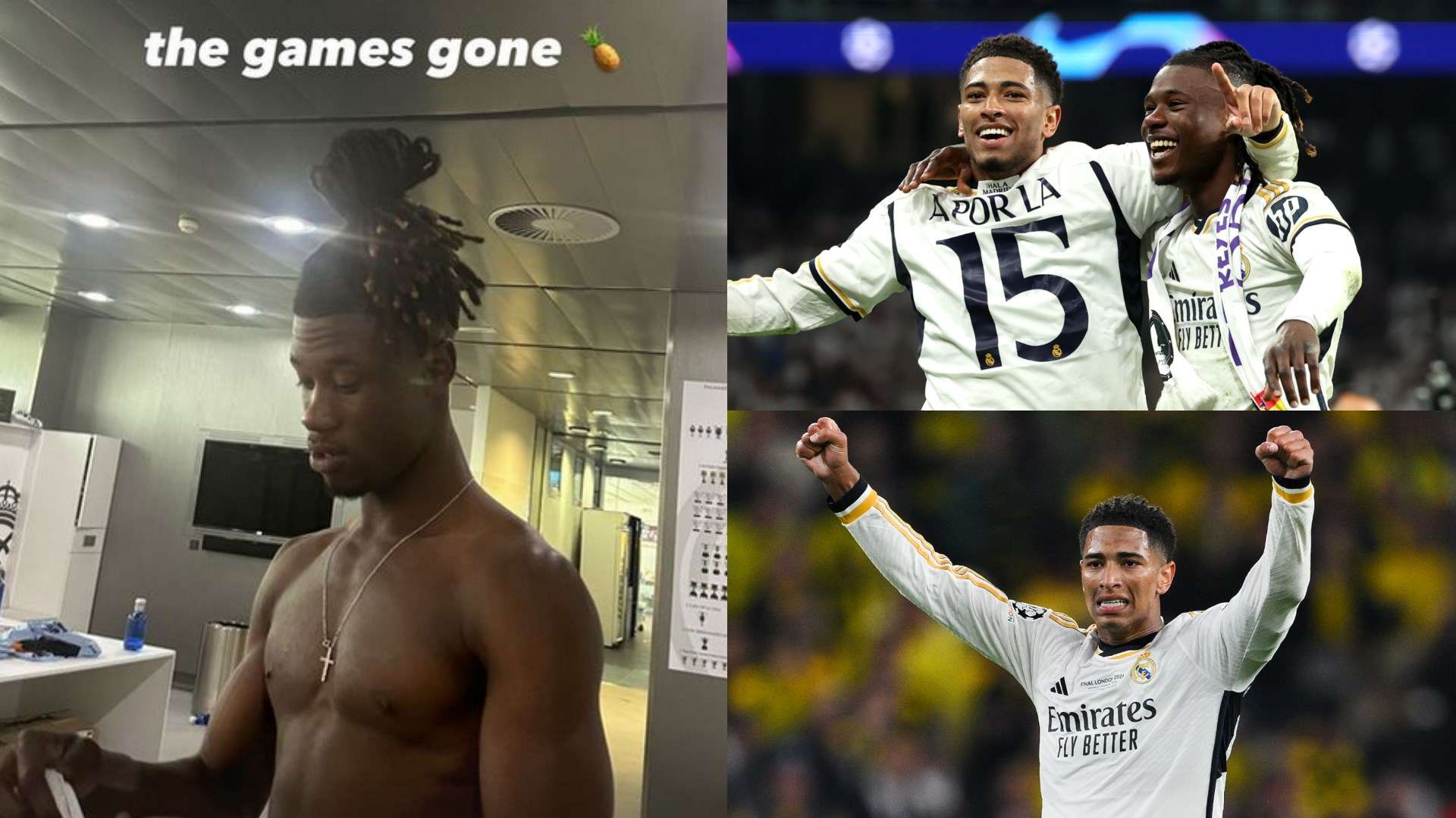 Bellingham pokes fun at Madrid star Camavinga's new hairstyle  