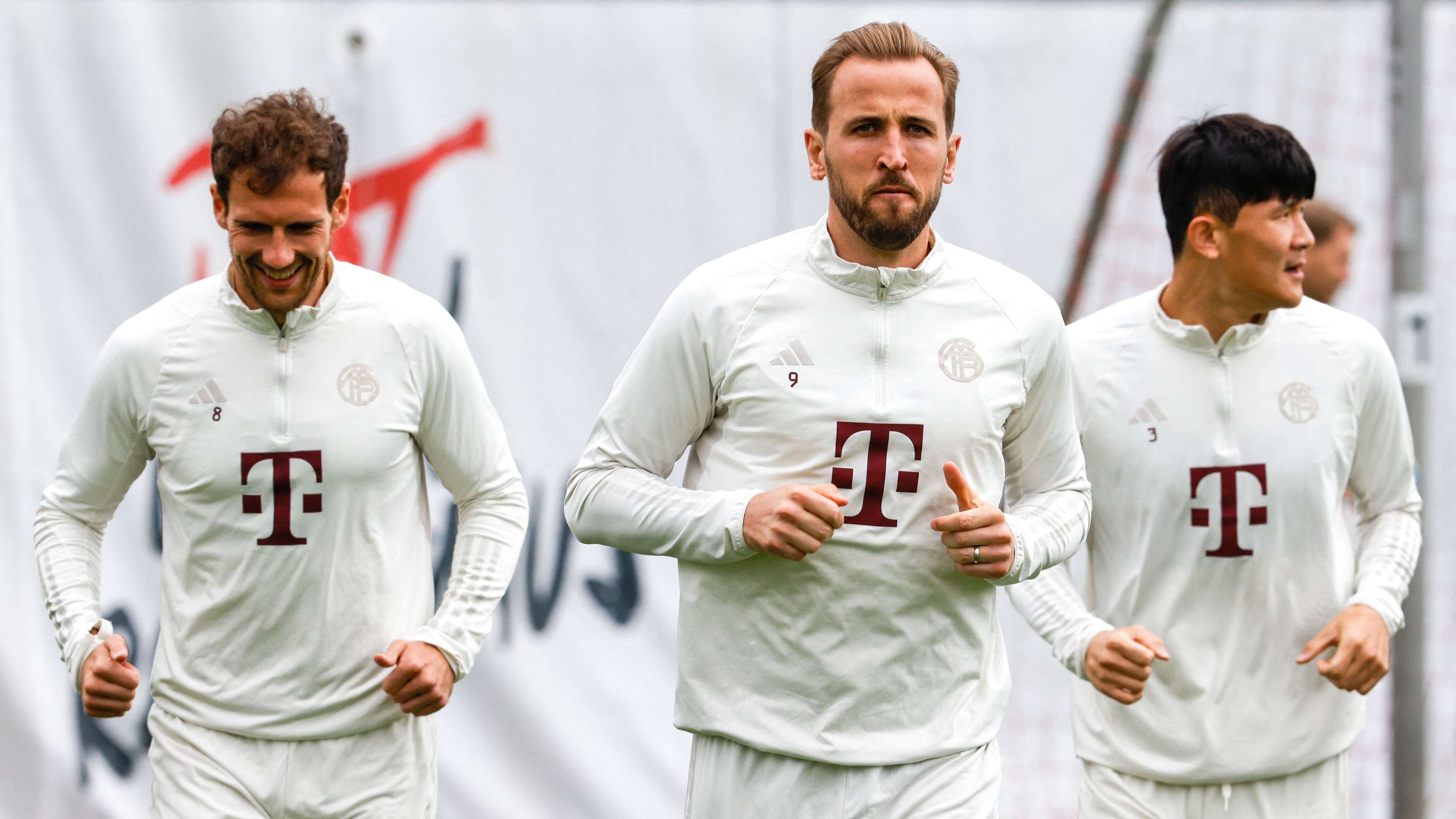 Kane beams on return to Bayern Munich training after Euros hurt  