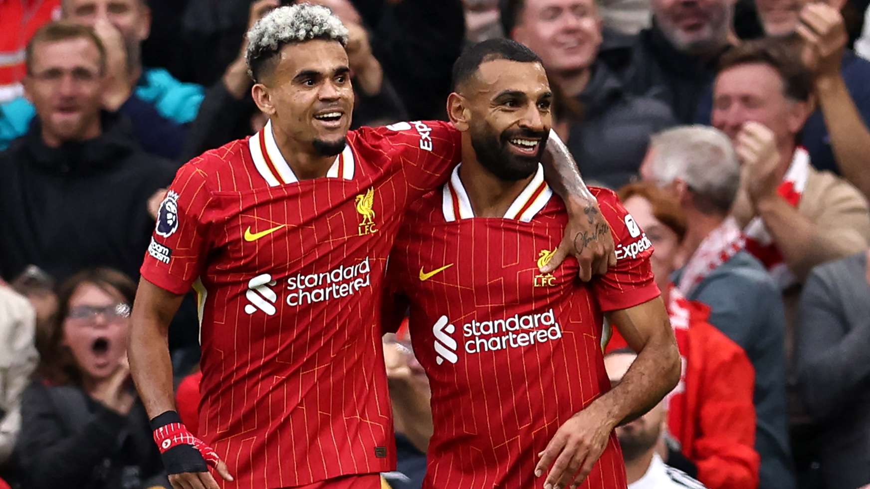 Diaz is electric & Salah just keeps scoring as Liverpool swat Bees  