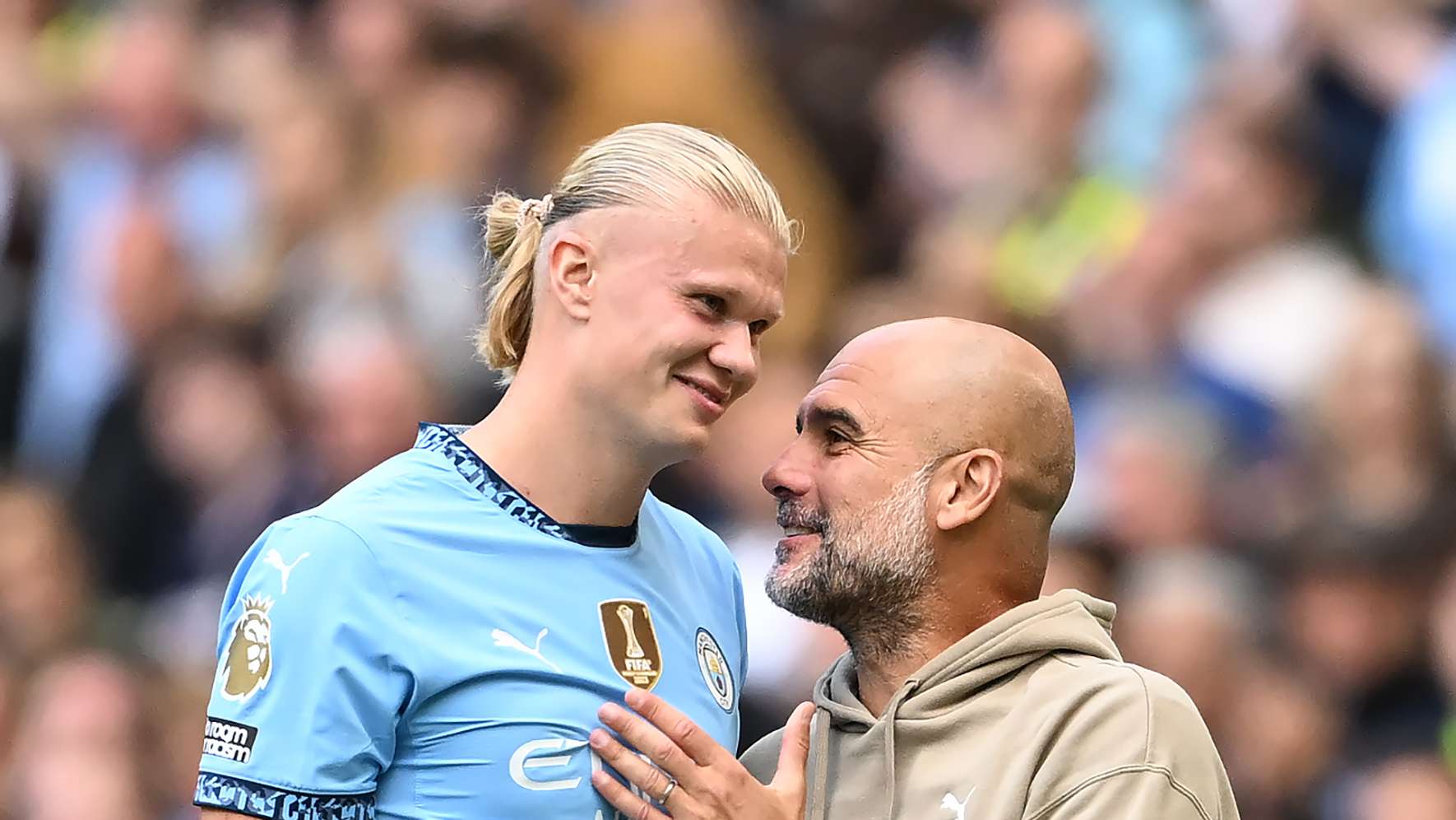 Guardiola in awe of 'animal' Haaland who is much 'sharper' this season  