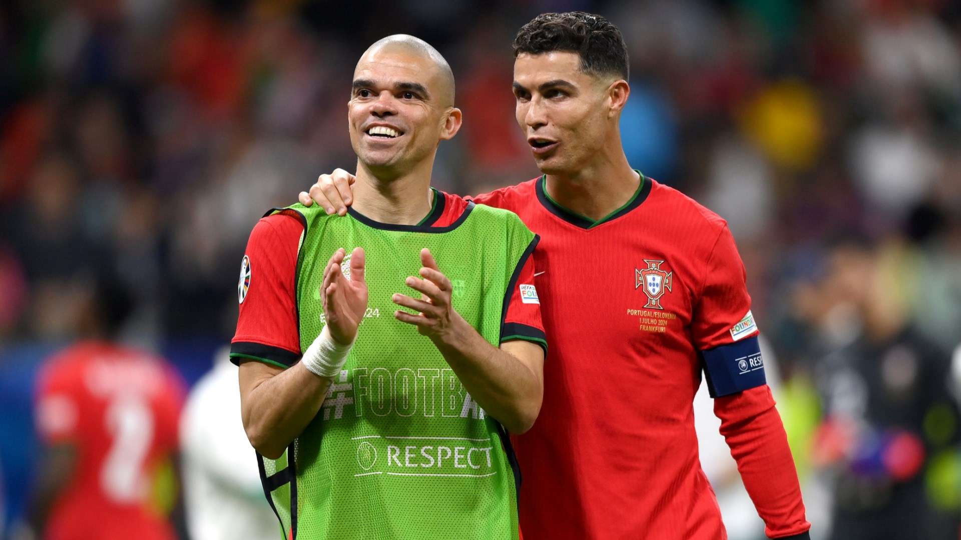 Ronaldo leads emotional tributes to retired Pepe  