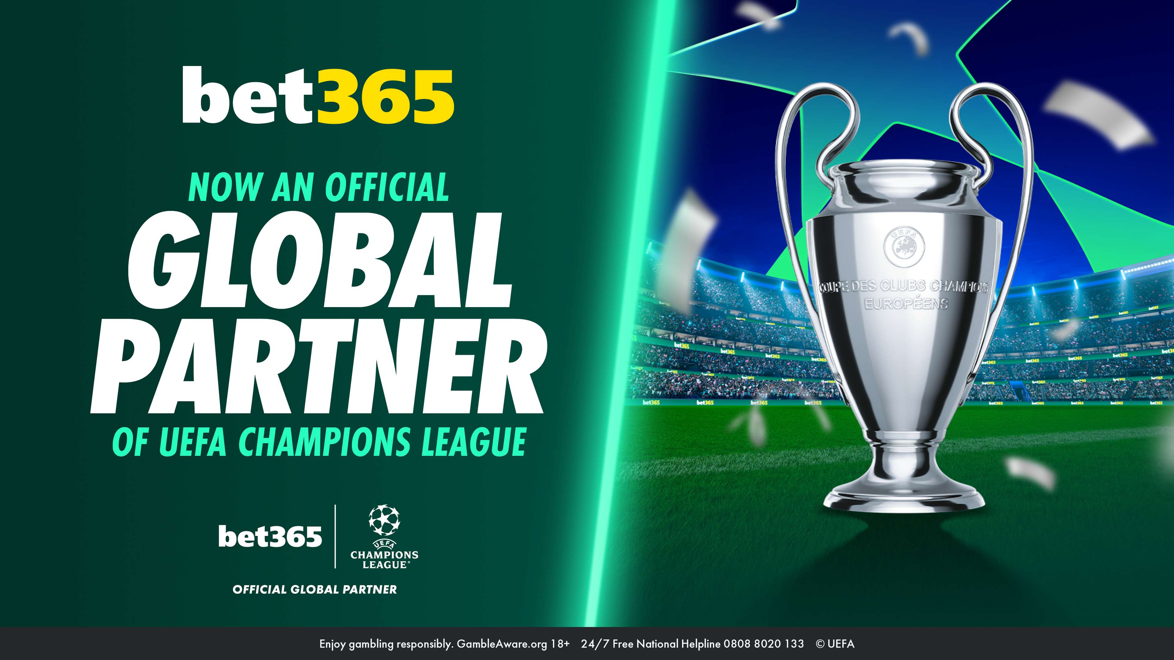 bet365 becomes official global partner of the Champions League  