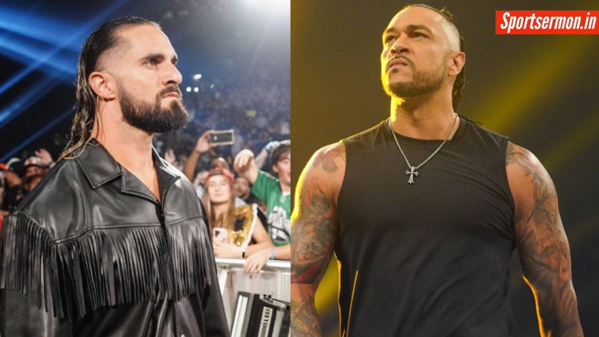 What were Seth Rollins' words to Damian Priest before his MITB cash in?  