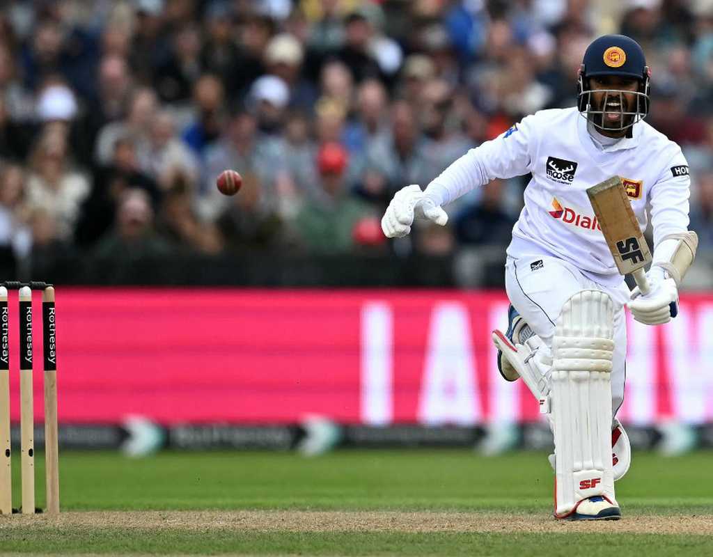 Dhananjaya hits fighting fifty but England chip away   Dhananjaya hits fighting fifty but England chip away