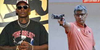 Israel Adesanya reacts to a Yusuf Dikec meme that compares him and Pereira  