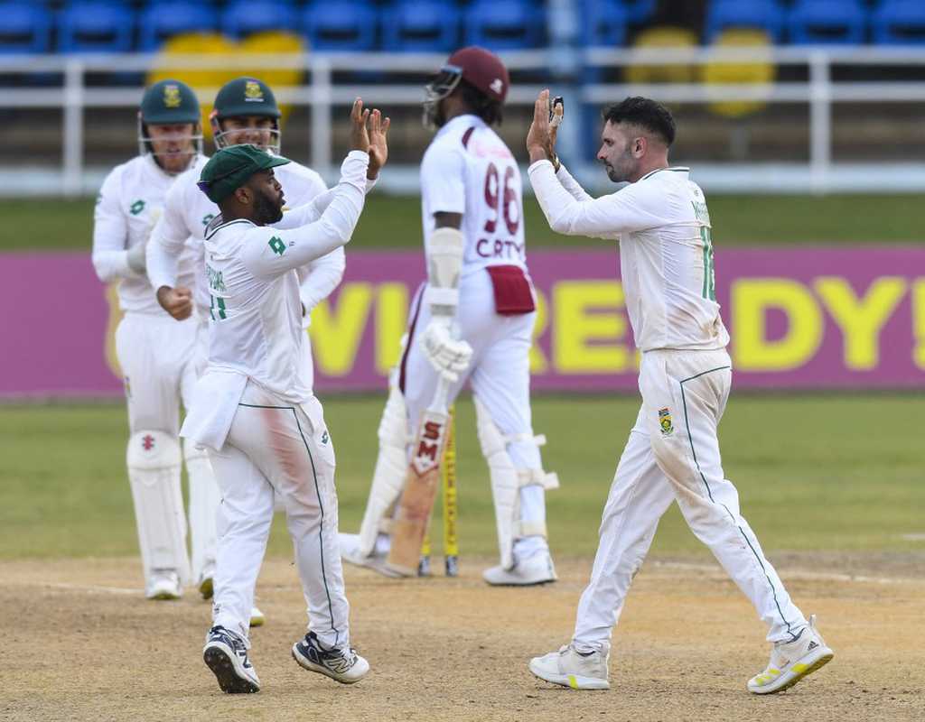 Maharaj keeps South Africa in control  