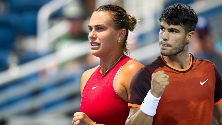 “Best date night ever”: Paula Badosa, Stefanos Tsitsipas win Mixed Madness event at US Open Fan Week  