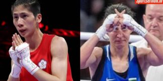 Boxer Svetlana Staneva makes the X symbol after losing to 'biological male'  