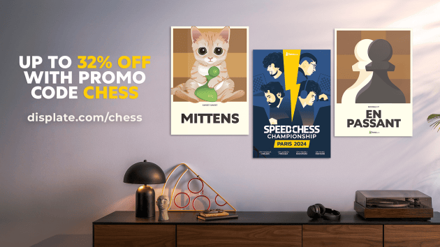 Chess.com And Displate Partner Again For SCC Finals To Create Legendary Wall Art  