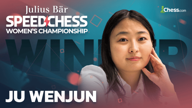 Ju Wenjun Wins 2024 Women's SCC Title, Excels In All Speed Chess Formats  