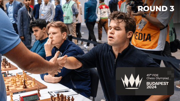 Carlsen Bikes To Win As Giri, Keymer Suffer Shock Defeats  