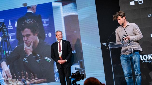 Carlsen Accepts G.O.A.T. Award, Urges FIDE To Uphold Restrictions On Russia, Belarus  