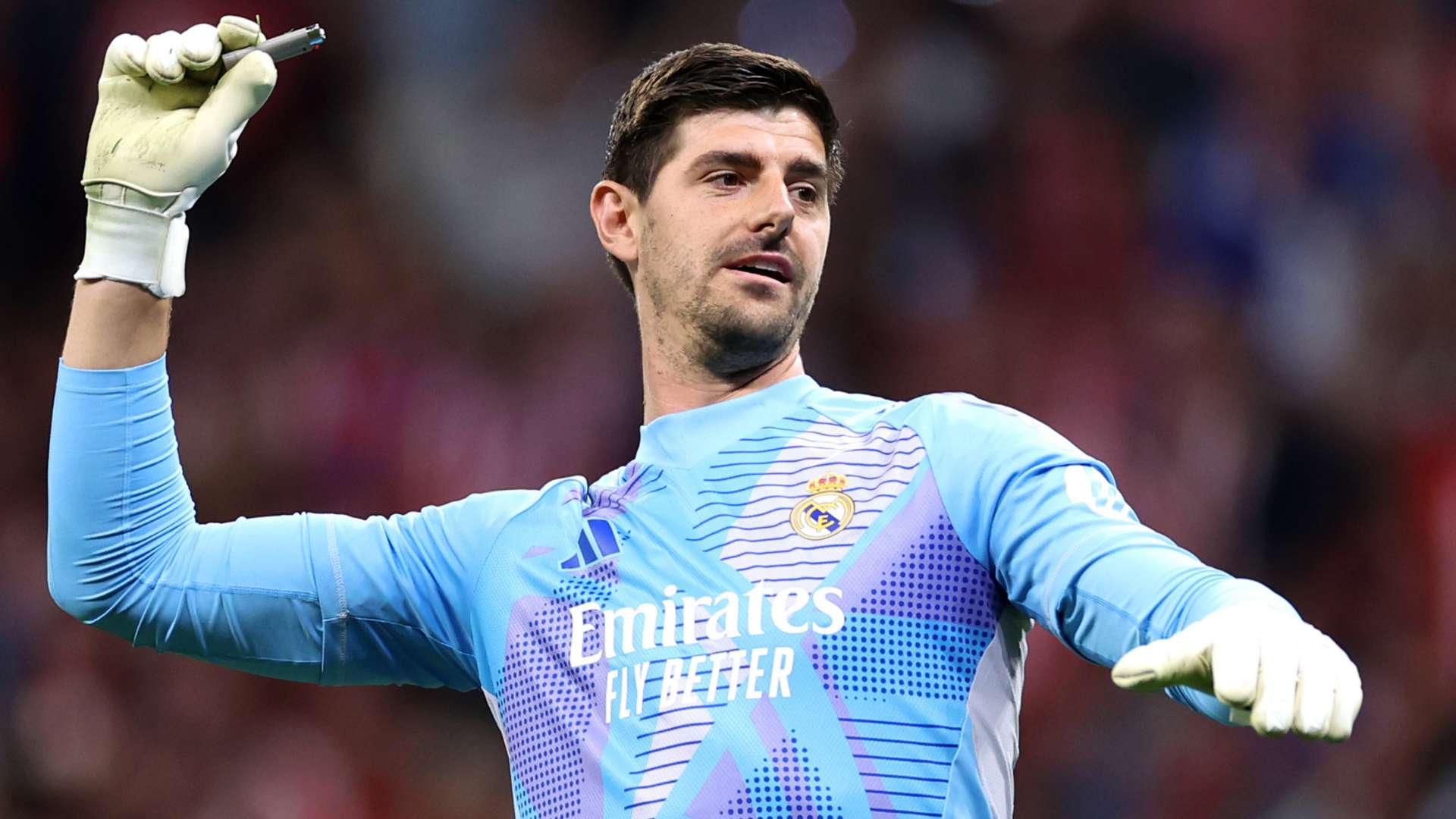 Courtois called out by Atletico boss for role in derby chaos   Courtois called out by Atletico boss for role in derby chaos
