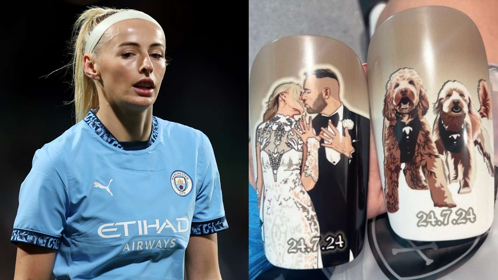 Dogs & husband! Lioness Kelly reveals custom shin pads   Dogs & husband! Lioness Kelly reveals custom shin pads