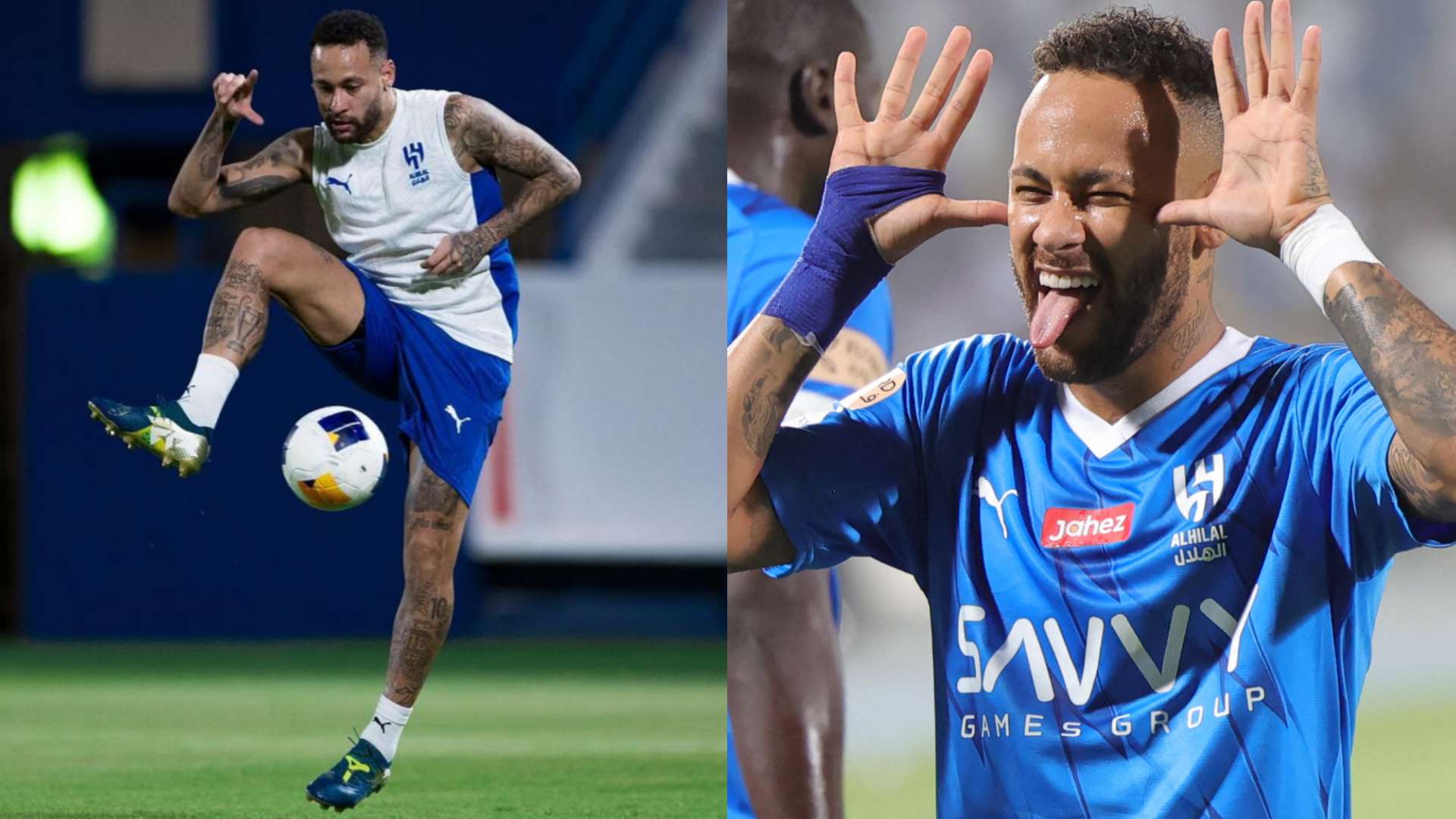 Neymar's back! Brazilian star returns to Al-Hilal training  