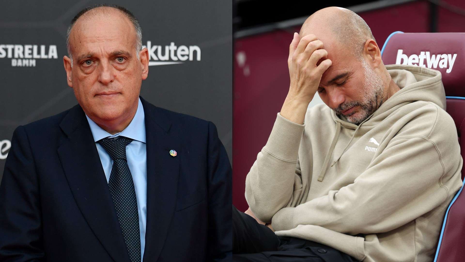 Tebas calls for Man City to be sanctioned over 115 charges   Tebas calls for Man City to be sanctioned over 115 charges