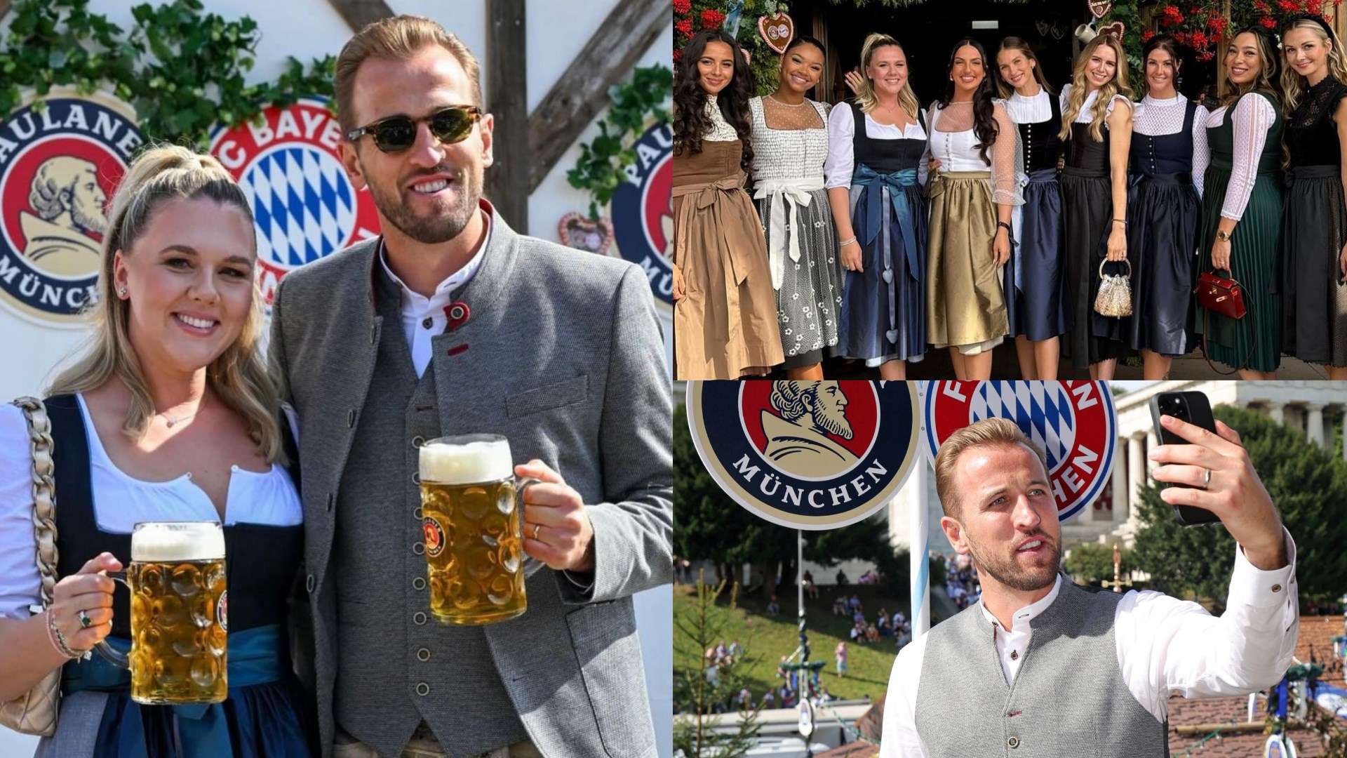 Kate Kane loving life in Munich as she poses with other Bayern WAGs  